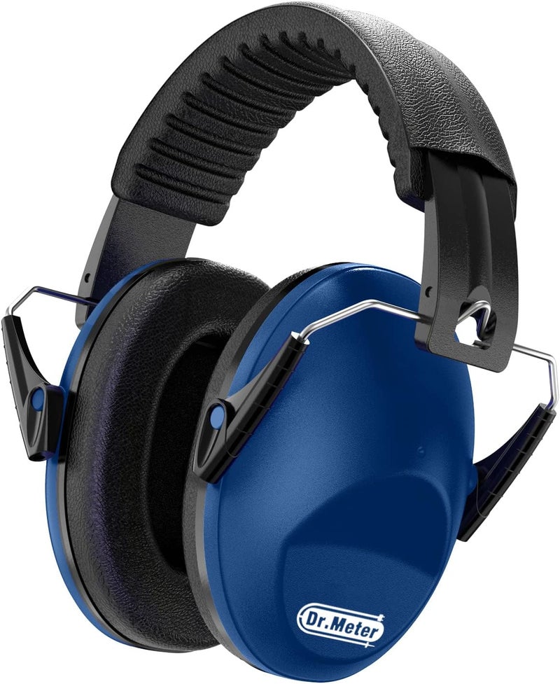 Dr.Meter Ear Muffs for Noise Reduction: SNR27.4 Noise Cancelling Headphones for Kids with Adjustable Headband, Hearing Protection Earmuffs for Monster Truck, Fireworks and Kids Autism, Dark Blue - Image 4